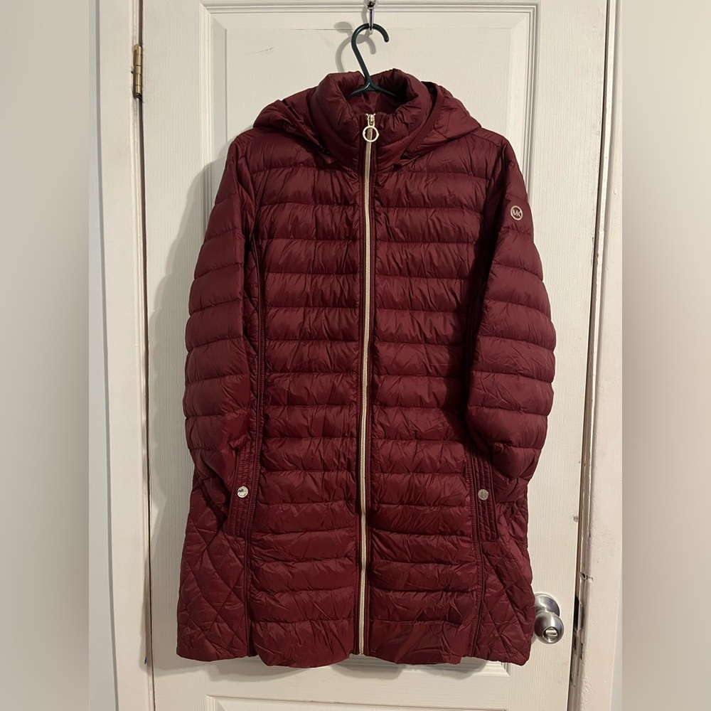 Michael Kors packable down fill jacket